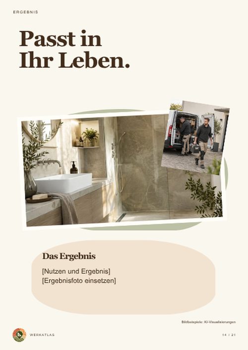 Projektmappe Handwerk, Seite 14: Ergebnis