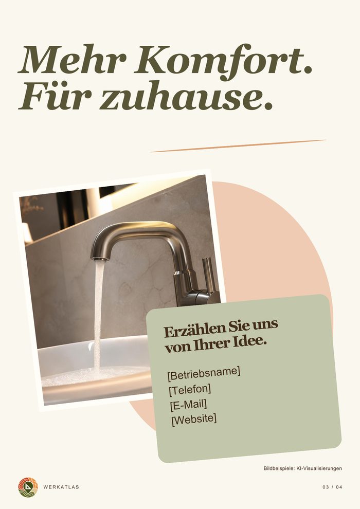 Sanitär & Heizung-Mappe, Seite 3: Kontakt